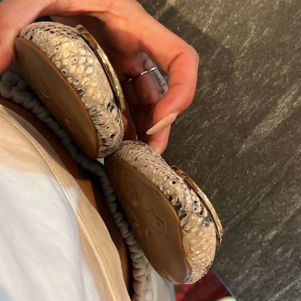 Tory Burch Snakeskin Flats